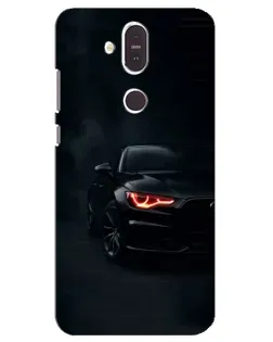 Чехол для Nokia 8.1 (2018) с картинкой «Audi — хищный взгляд» Чехол для Nokia 8.1 (2018) с картинкой «Audi — хищный взгляд»