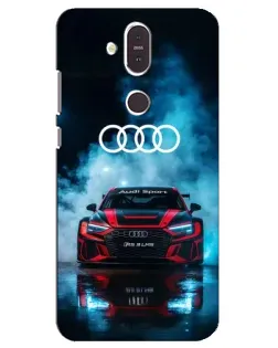 Чехол для Nokia 8.1 (2018) с картинкой «Audi Sport — неон» Чехол для Nokia 8.1 (2018) с картинкой «Audi Sport — неон»