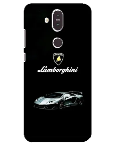 Чохол для Nokia 8.1 (2018) з картинкою «Логотип Lamborghini класика»