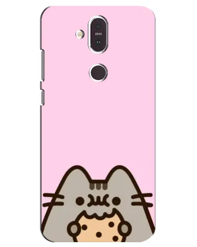 Чохол для Nokia 8.1 (2018) з картинкою «Pusheen та печиво»