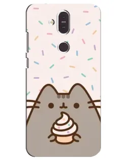 Чохол для Nokia 8.1 (2018) з картинкою «Пушин з кексом» Чохол для Nokia 8.1 (2018) з картинкою «Пушин з кексом»
