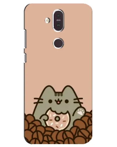 Чохол для Nokia 8.1 (2018) з картинкою «Кавовий Пушин»