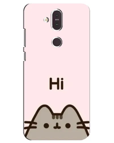 Чохол для Nokia 8.1 (2018) з картинкою «Пушин каже Hi»