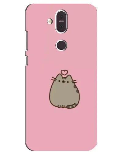 Чохол для Nokia 8.1 (2018) з картинкою «Pusheen серце»