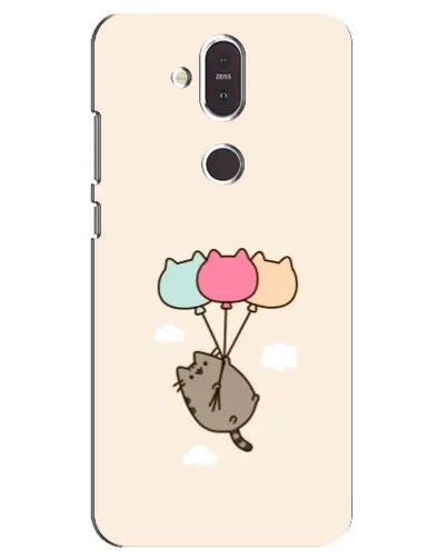 Чохол для Nokia 8.1 (2018) з картинкою «Пушин на кульках»