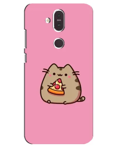 Чохол для Nokia 8.1 (2018) з картинкою «Пушин із піцою»