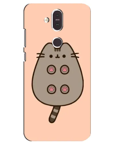 Чохол для Nokia 8.1 (2018) з картинкою «Пушин пузиком догори»