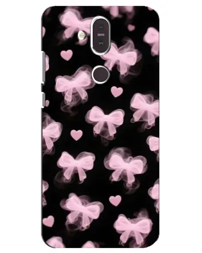 Чехол для Nokia 8.1 (2018) с картинкой «Геометрия банта»