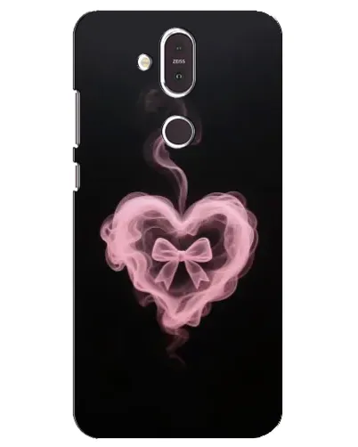 Чехол для Nokia 8.1 (2018) с картинкой «Дымчатое сердце»