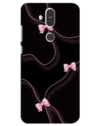 Чехол для Nokia 8.1 (2018) с картинкой «Розовые ленты»