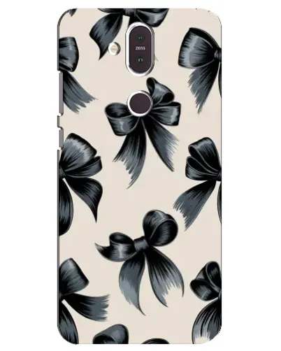 Чехол для Nokia 8.1 (2018) с картинкой «Банты Coquette»