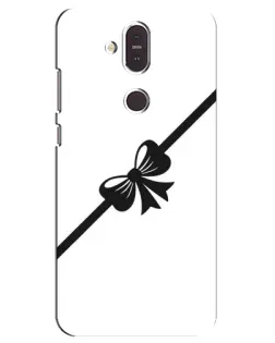 Чохол для Nokia 8.1 (2018) з картинкою «Діагональний бант»