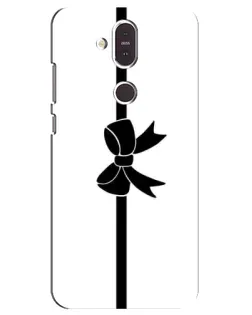 Чохол для Nokia 8.1 (2018) з картинкою «Вертикальний бант»