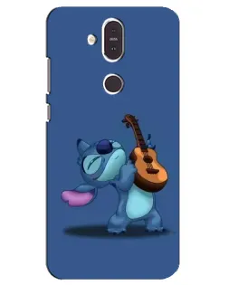 Чехол для Nokia 8.1 (2018) с картинкой «Стич с укулеле» Чехол для Nokia 8.1 (2018) с картинкой «Стич с укулеле»