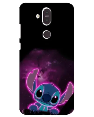 Чехол для Nokia 8.1 (2018) с картинкой «Неоновый Stitch»
