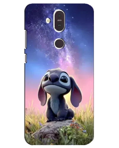 Чехол для Nokia 8.1 (2018) с картинкой «Стич на рассвете»