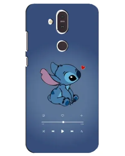 Чехол для Nokia 8.1 (2018) с картинкой «Музыкальный Stitch»