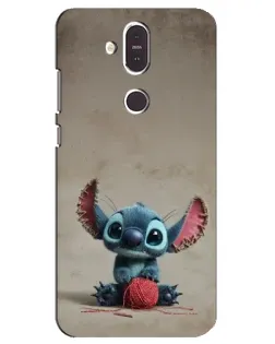 Чехол для Nokia 8.1 (2018) с картинкой «Стич на коричневом фоне» Чехол для Nokia 8.1 (2018) с картинкой «Стич на коричневом фоне»