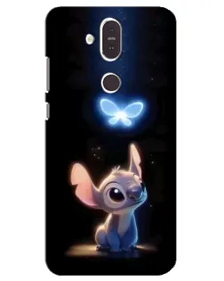 Чехол для Nokia 8.1 (2018) с картинкой «Сияющий Стич» Чехол для Nokia 8.1 (2018) с картинкой «Сияющий Стич»