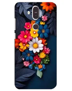 Чохол для Nokia 8.1 (2018) з картинкою «Квіткова феєрія»