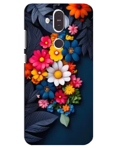 Чохол для Nokia 8.1 (2018) з картинкою «Квіткова феєрія» Чохол для Nokia 8.1 (2018) з картинкою «Квіткова феєрія»