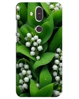 Чохол для Nokia 8.1 (2018) з картинкою «Конвалії в зелені»