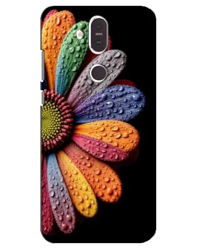 Чохол для Nokia 8.1 (2018) з картинкою «Райдужна квітка» Чохол для Nokia 8.1 (2018) з картинкою «Райдужна квітка»