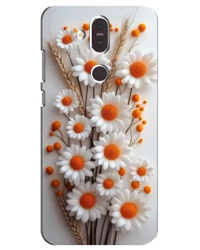 Чохол для Nokia 8.1 (2018) з картинкою «Білі сухоцвіти» Чохол для Nokia 8.1 (2018) з картинкою «Білі сухоцвіти»