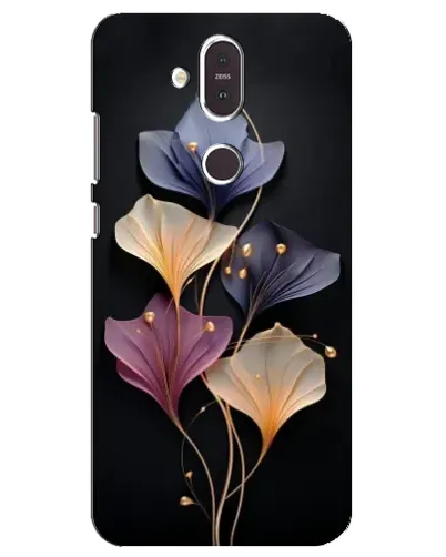 Чохол для Nokia 8.1 (2018) з картинкою «Лілові квіти грації» Чохол для Nokia 8.1 (2018) з картинкою «Лілові квіти грації»