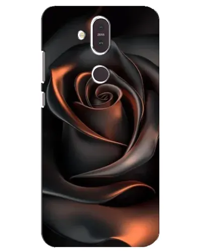 Чохол для Nokia 8.1 (2018) з картинкою «Шовкова чорна троянда» Чохол для Nokia 8.1 (2018) з картинкою «Шовкова чорна троянда»