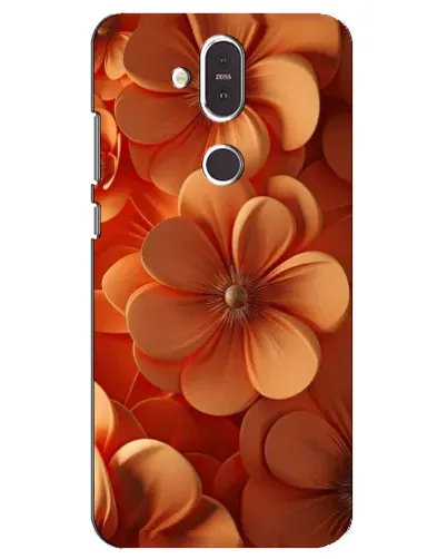 Чохол для Nokia 8.1 (2018) з картинкою «Помаранчева макро квітка» Чохол для Nokia 8.1 (2018) з картинкою «Помаранчева макро квітка»