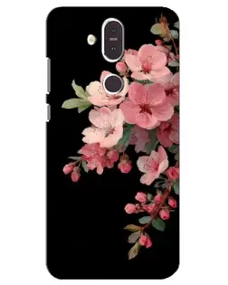 Чохол для Nokia 8.1 (2018) з картинкою «Рожева гілка сакури»
