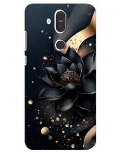 Чохол для Nokia 8.1 (2018) з картинкою «Чорний лотос»