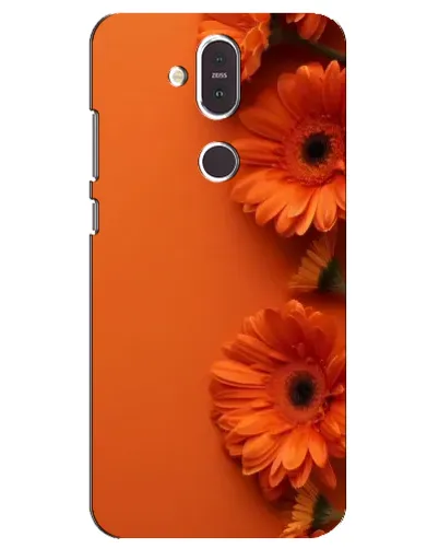 Чохол для Nokia 8.1 (2018) з картинкою «Помаранчеві гербери» Чохол для Nokia 8.1 (2018) з картинкою «Помаранчеві гербери»