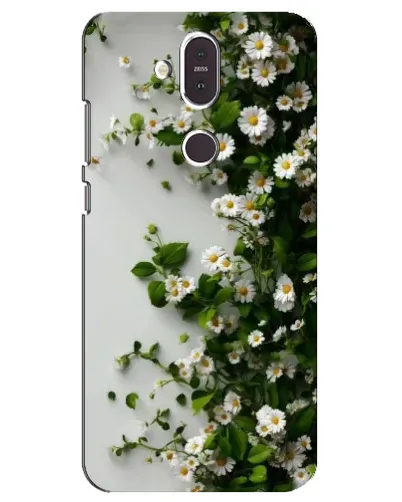 Чохол для Nokia 8.1 (2018) з картинкою «Гілка дрібних білих квітів» Чохол для Nokia 8.1 (2018) з картинкою «Гілка дрібних білих квітів»