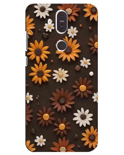 Чохол для Nokia 8.1 (2018) з картинкою «Візерунок з маленьких соняшників» Чохол для Nokia 8.1 (2018) з картинкою «Візерунок з маленьких соняшників»