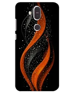 Чохол для Nokia 8.1 (2018) з картинкою «Вогняна зоряна хвиля»