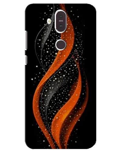 Чохол для Nokia 8.1 (2018) з картинкою «Вогняна зоряна хвиля»