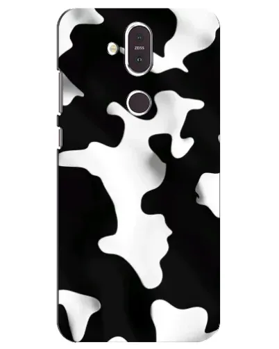 Чохол для Nokia 8.1 (2018) з картинкою «Чорно-біла пляма»