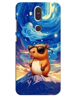 Чохол для Nokia 8.1 (2018) з картинкою «Капібара Ван Гога»