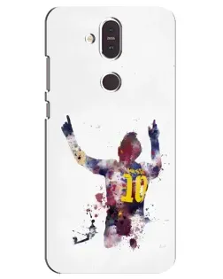Чехол для Nokia 8.1 (2018) с картинкой «Акварельный Месси Барселона» Чехол для Nokia 8.1 (2018) с картинкой «Акварельный Месси Барселона»