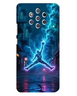 Чохол для Nokia 9 з картинкою «Jordan Gold Jumpman»