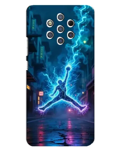 Чохол для Nokia 9 з картинкою «Jordan Gold Jumpman»