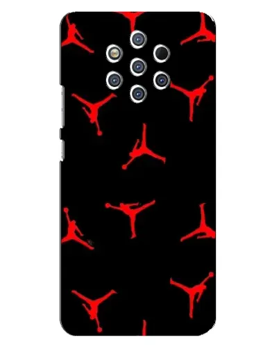 Чохол для Nokia 9 з картинкою «Jordan Red Pattern»