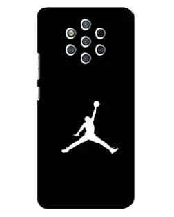 Чохол для Nokia 9 з картинкою «Jordan Silhouette»