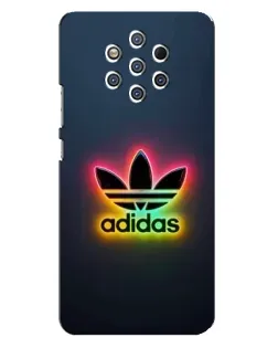 Чохол для Nokia 9 з картинкою «Неоновий Adidas»