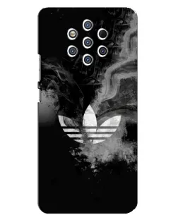 Чохол для Nokia 9 з картинкою «Абстрактний дим Adidas»