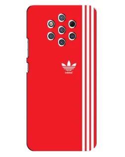 Чохол для Nokia 9 з картинкою «Червоний мінімалізм Adidas»