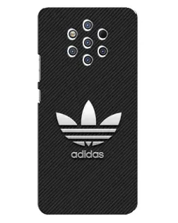 Чохол для Nokia 9 з картинкою «Adidas Карбонова текстура»
