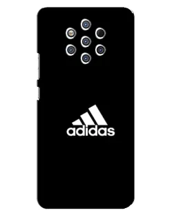 Чохол для Nokia 9 з картинкою «Чорна класика Adidas»